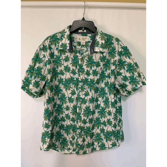 Penguin Heritage Fit Short Sleeve Button Up Shirt - Picture 1 of 10